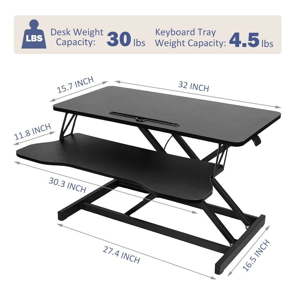32" Adjustable Adjustable Ergonomic Portable Laptop Stand