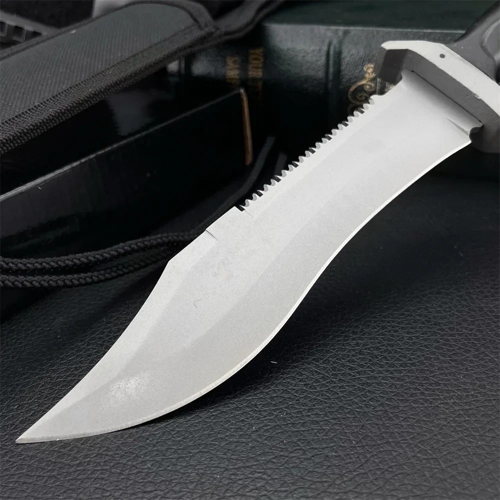 Bush Tactical Combat Survival Knife Fighting Bugout Emergency Fixed Blade Sharp