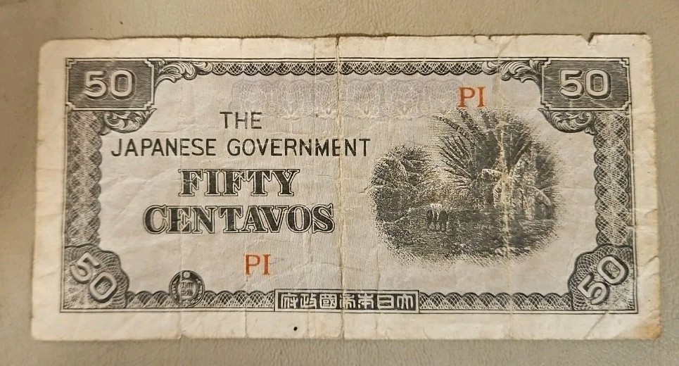 Philippines 50 Centavos Note