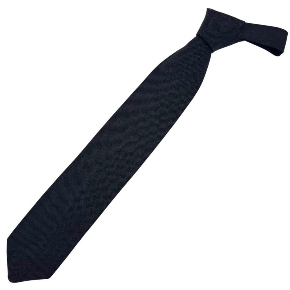 PRADA Prada tie solid wool slim charcoal gray