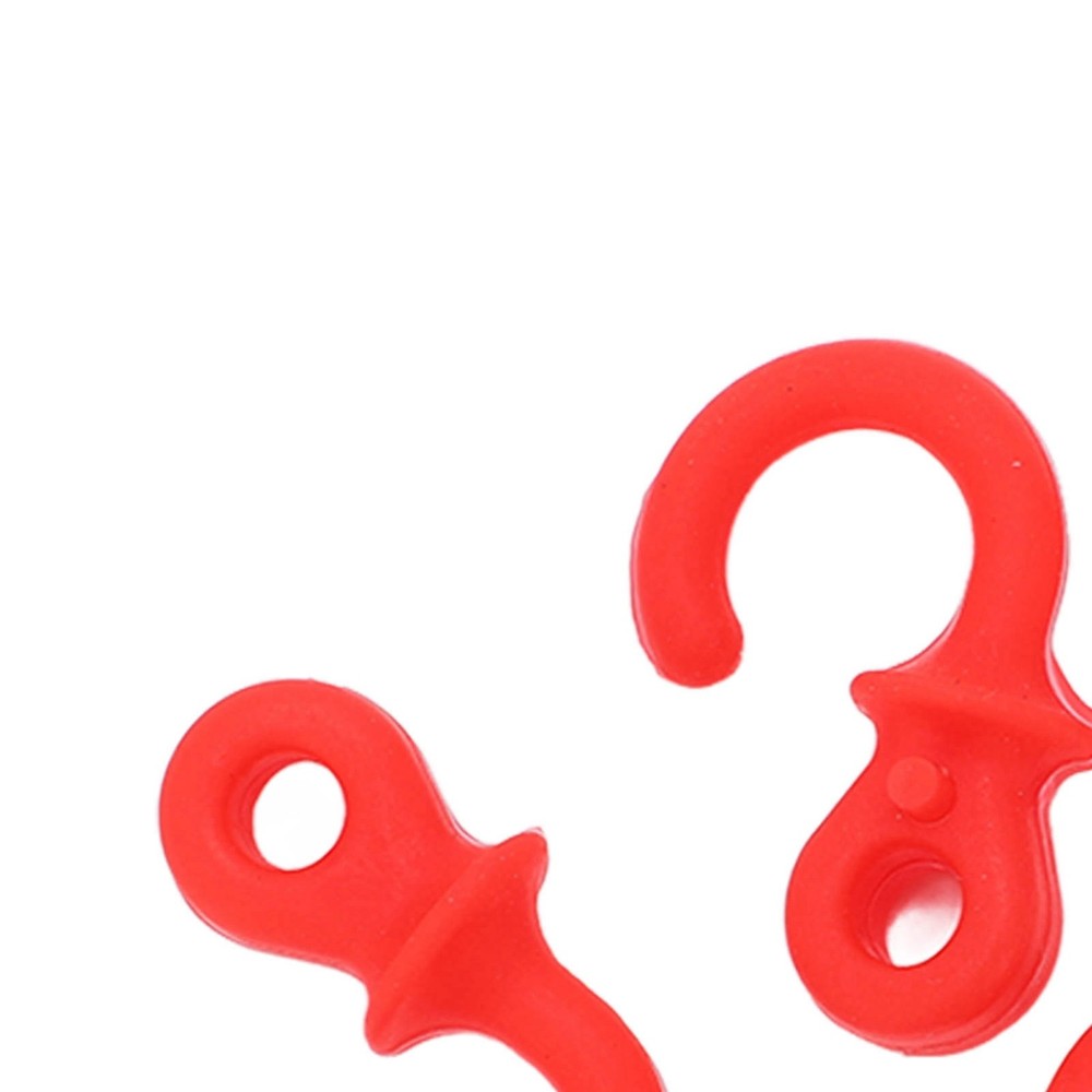 4x Archery String Silencers Monkey Tail Compound Bow String Stabilizer Red