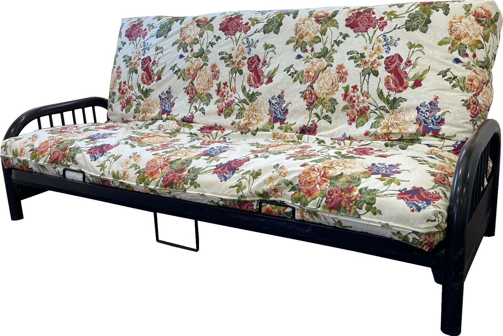 Full Size Futon Cover, Mattress Protector, Bed Slipcovers, Big Roses