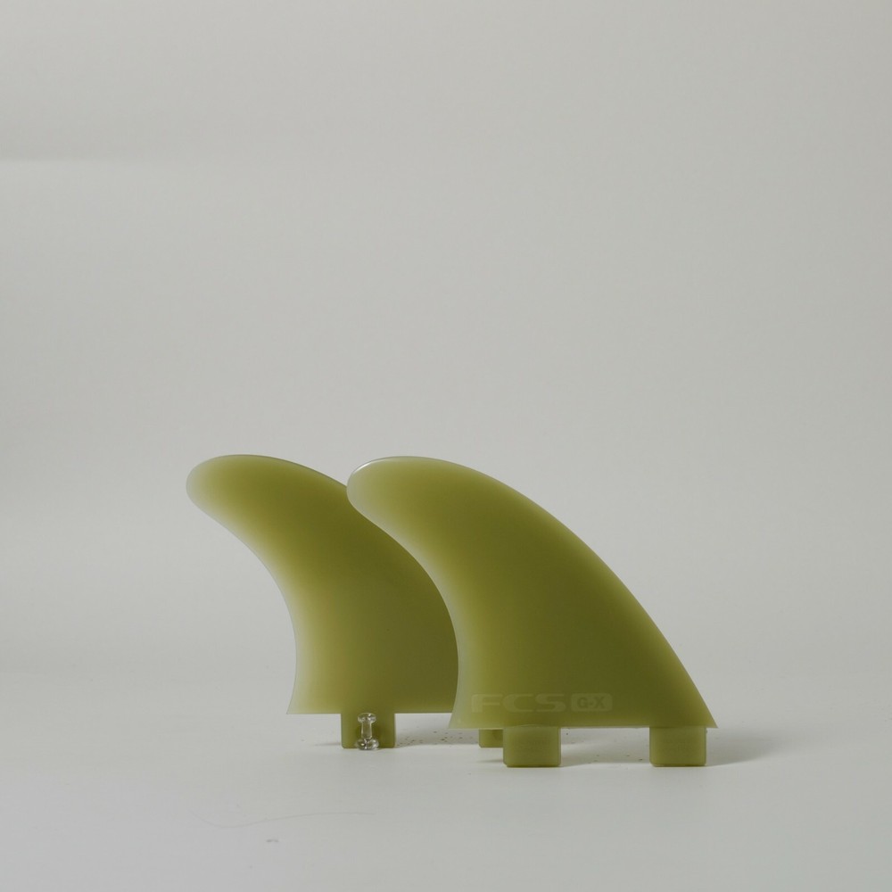 FCS GX 2pc Rail Fin | Glass Flex | New | Fin Key included