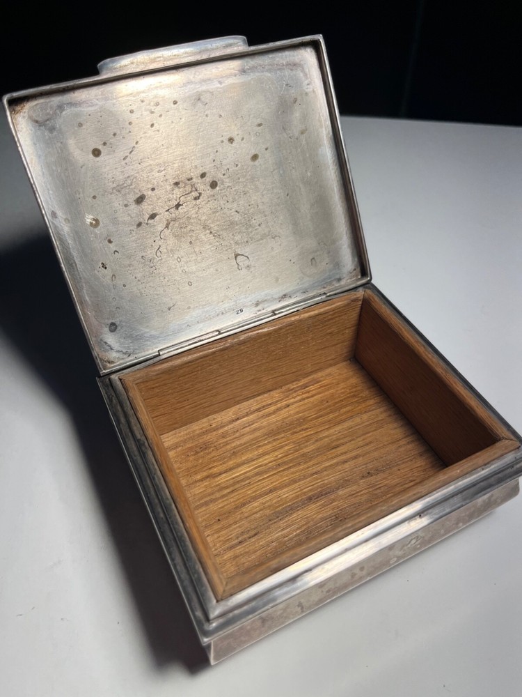 RARE 1937-1966 Hungarian Solid Silver Box