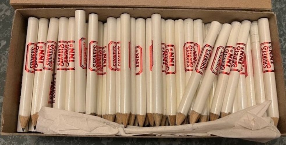Shoney's Inn Golf Pencils - Pre-Sharpened Yellow - Box