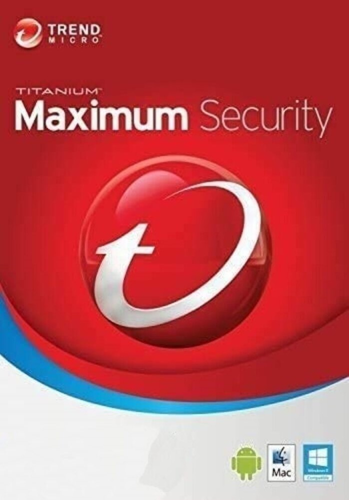 Trend Micro Maximum Security 2024 1 Device 1 Year Licence - 5 Minute Email Key