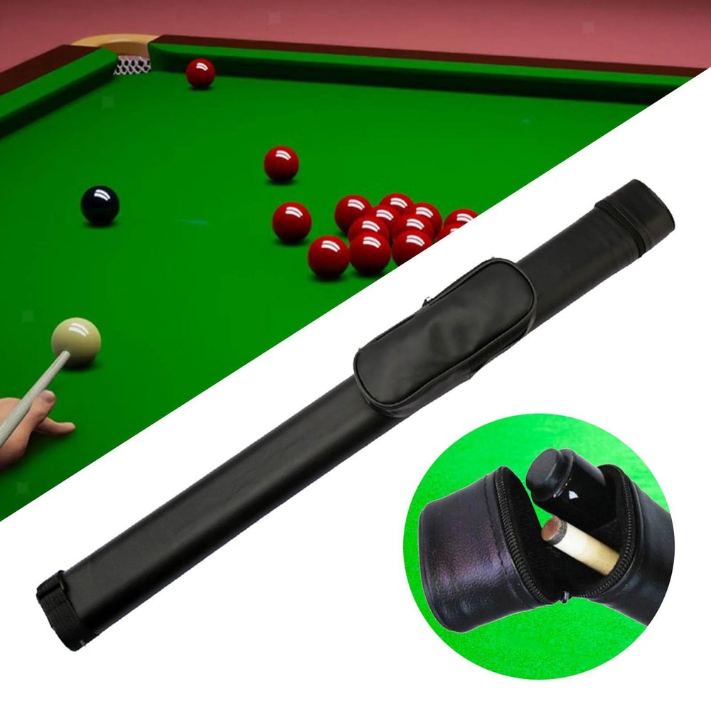 Pool for 1/2 Pool Cue with External Pocket Lightweight Soft Inside Waterproof