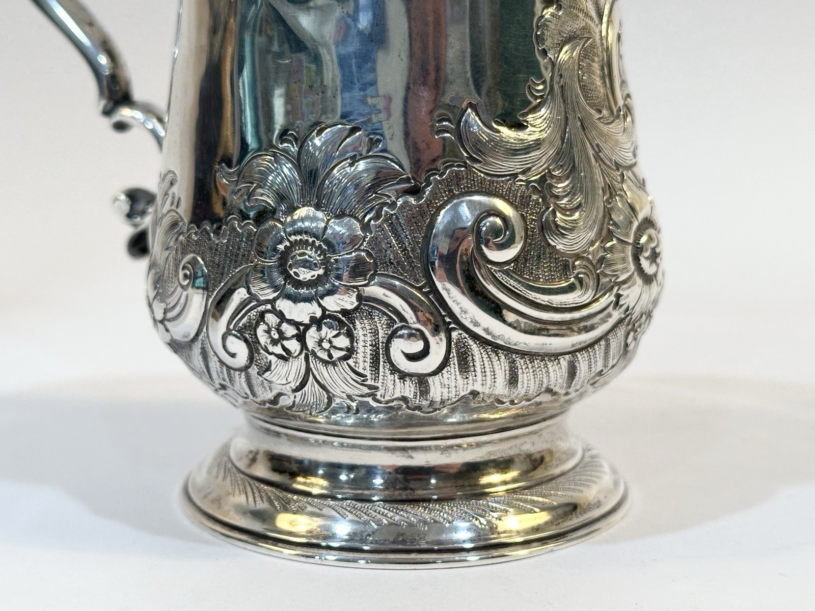 Antique 19th C Georgian Sterling Silver Mug London 1824 Edward Ferrell