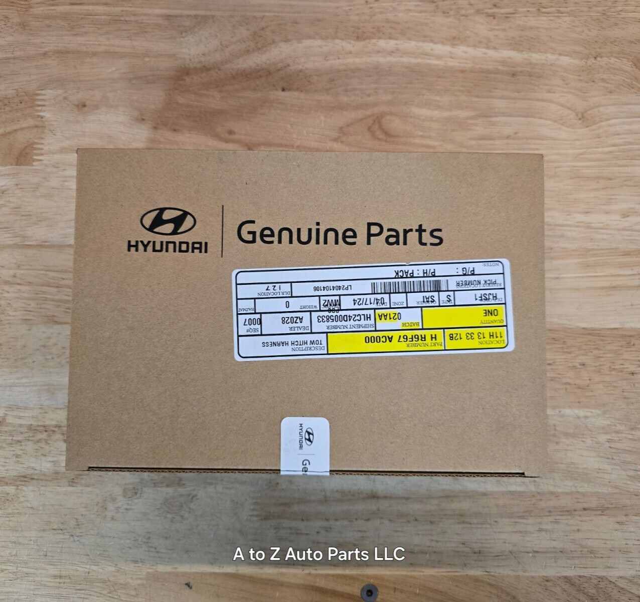 NEW 2024-2025 Hyundai Santa Fe Trailer Tow Hitch Wiring Harness Kit, OEM