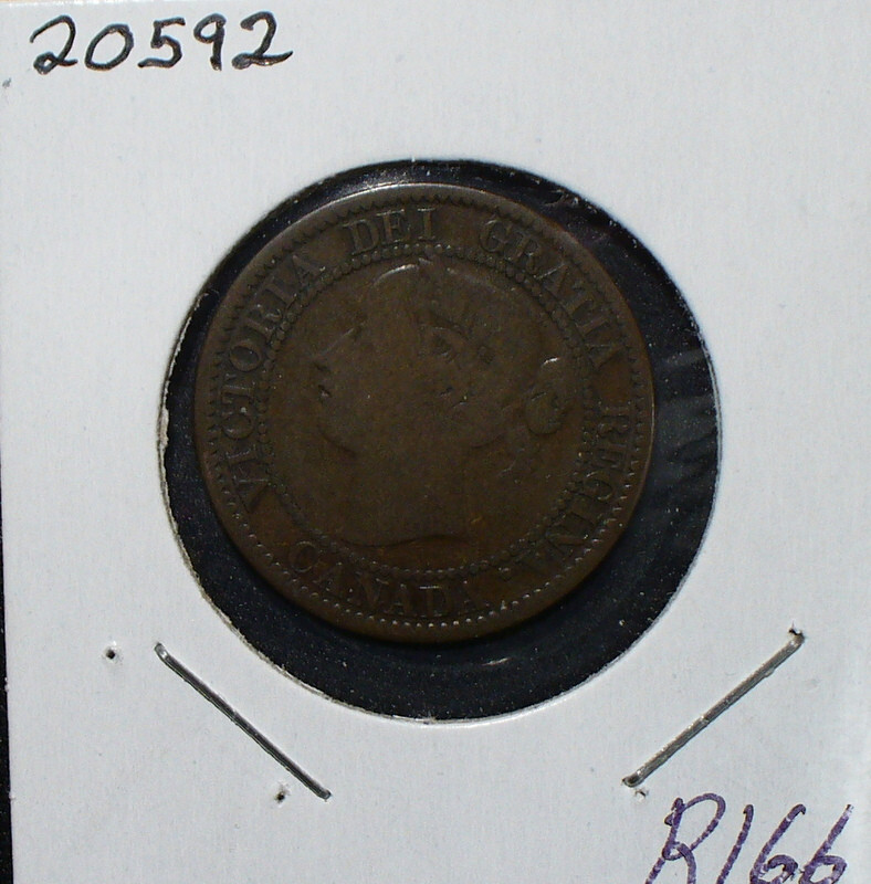 Canada 1859 Large Cent Bronze Coin