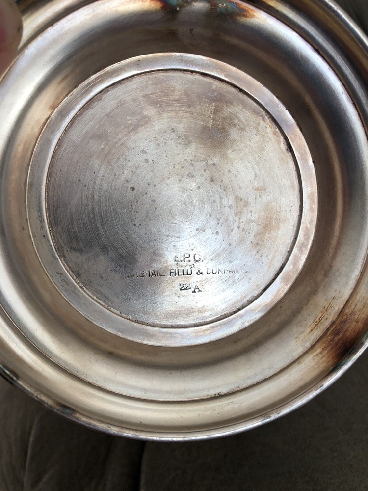 MARSHALL FIELDS VINTAGE WATER PITCHER STAMPED WITH MARSHALL FIELDS A22