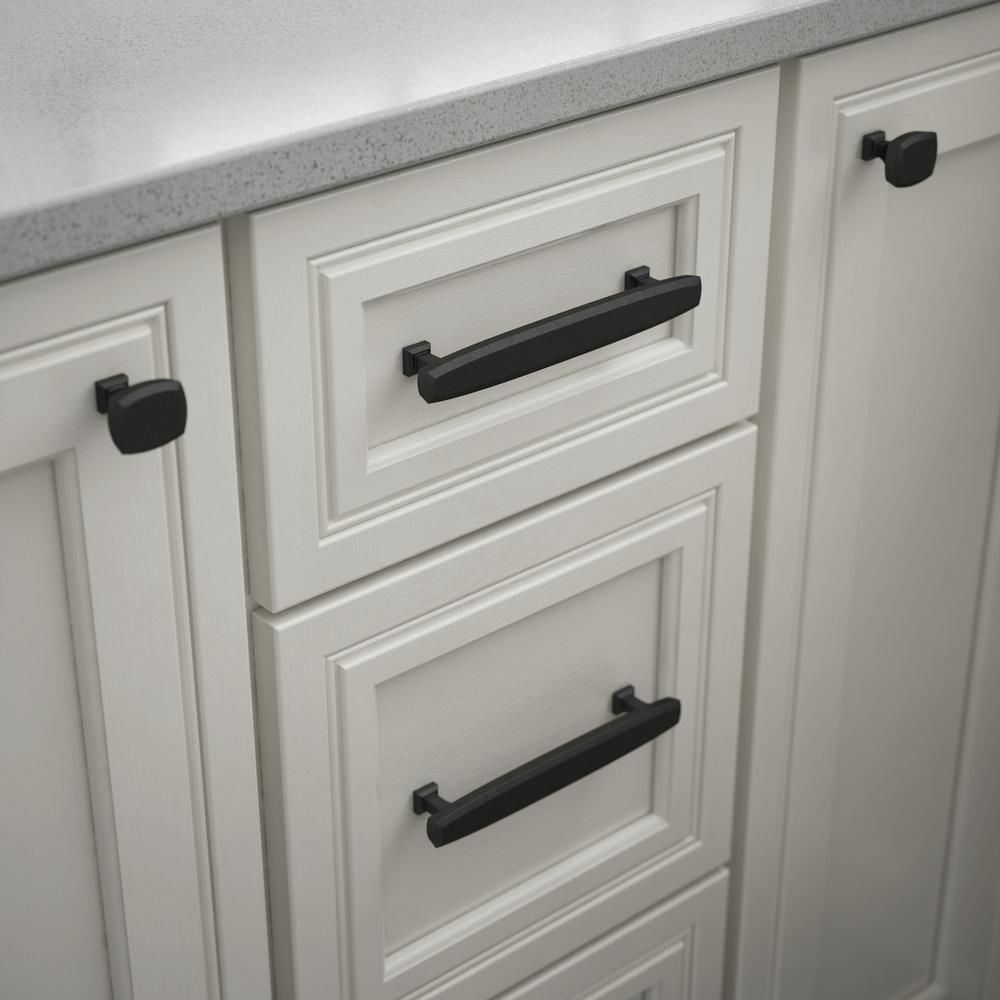 5" Beveled Pull Flat Black