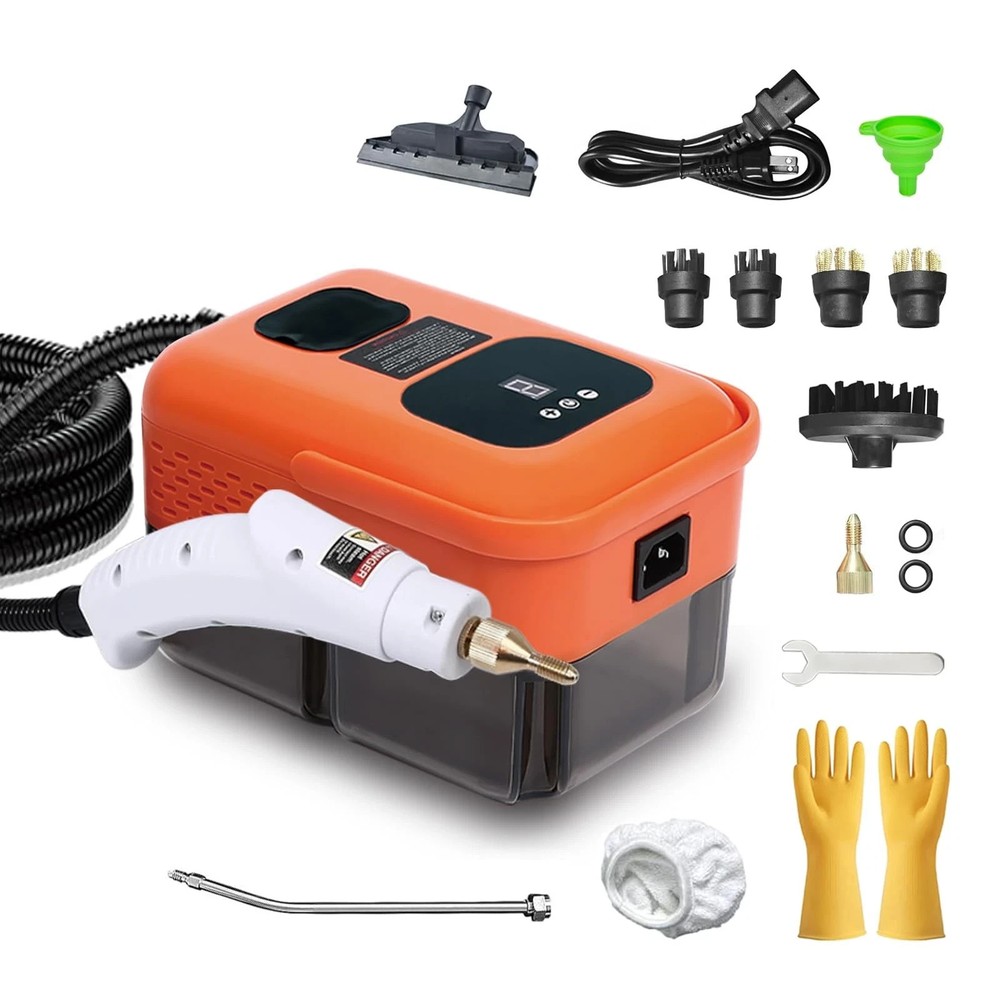 Handheld Steam Cleaner 2500W Pressurized 9-Level Fast Heat Multi Surface