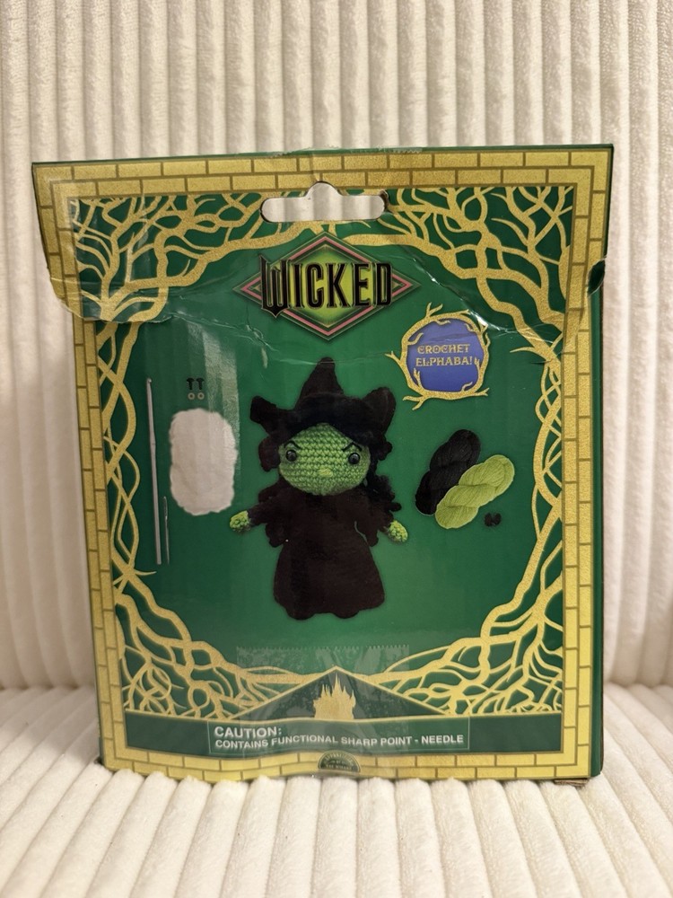 Wicked Elphaba Crochet Kit New Open, Damaged Box