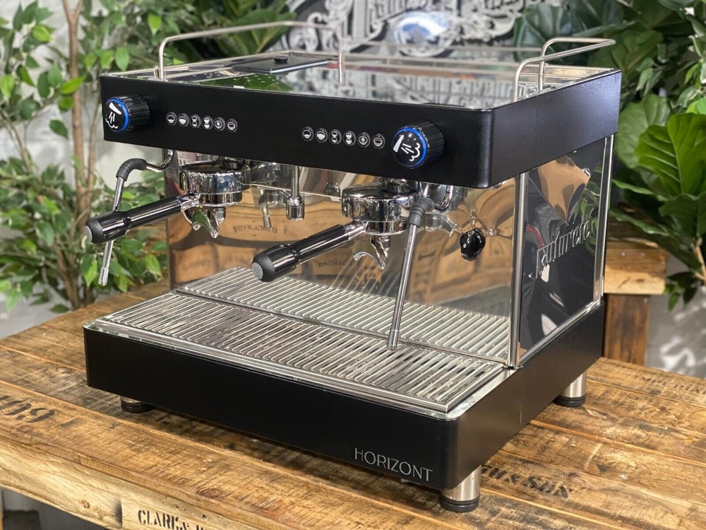 FUTURETE HORIZONT COMPACT 2 GROUP BRAND NEW BLACK ESPRESSO COFFEE MACHINE