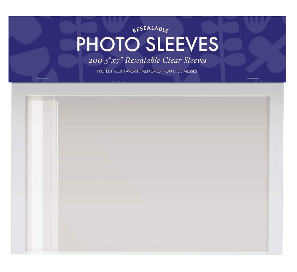 Photo Sleeves Protector 200 Count 5x7