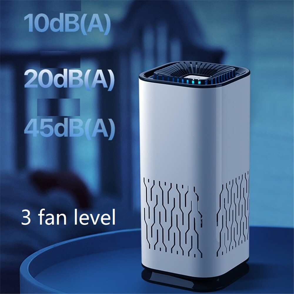 Air Purifier Freshener Cleaner Odor Pet Dander Eliminator for small room UV USA