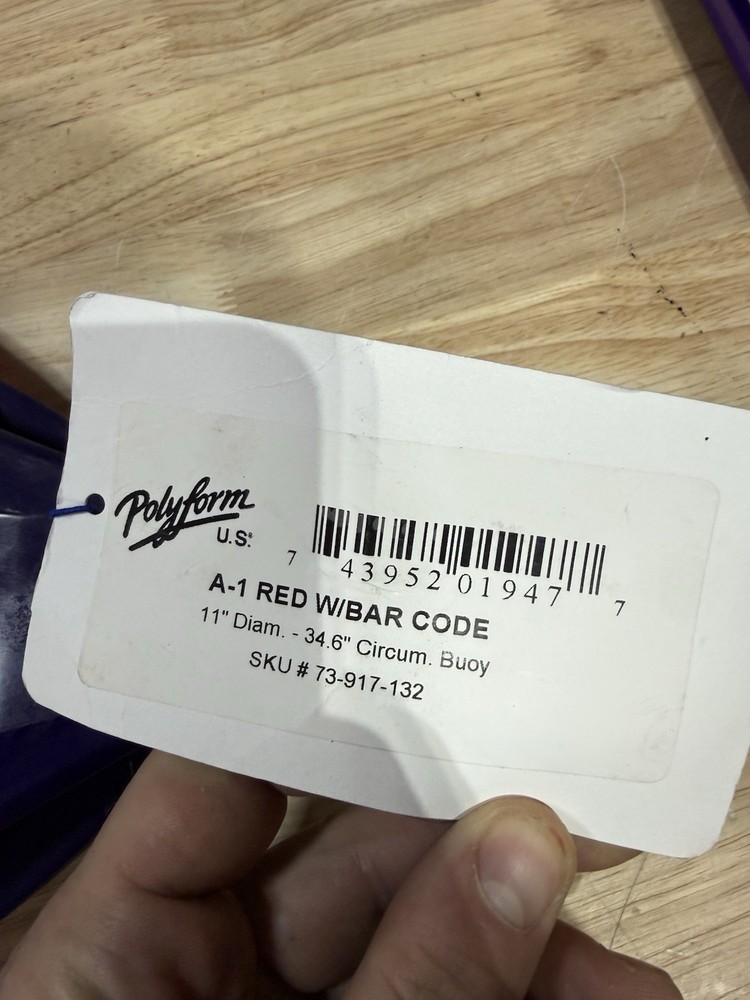 Polyform A Series Buoy A-1 - 11" Diameter - Red