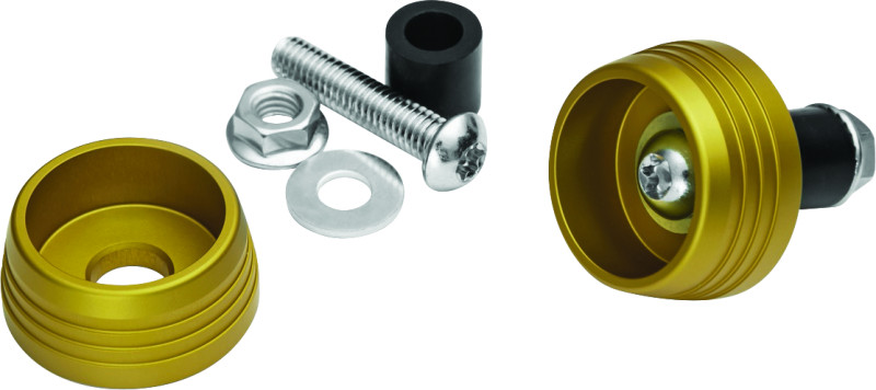 Kuryakyn Lodestar Axle Sliders For Gold