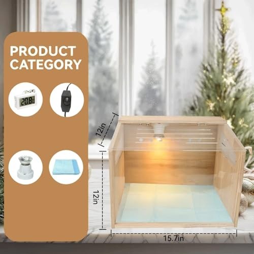 Chicken Brooder Box for Chicks - Poultry Brooder with Heaters : Panoramic