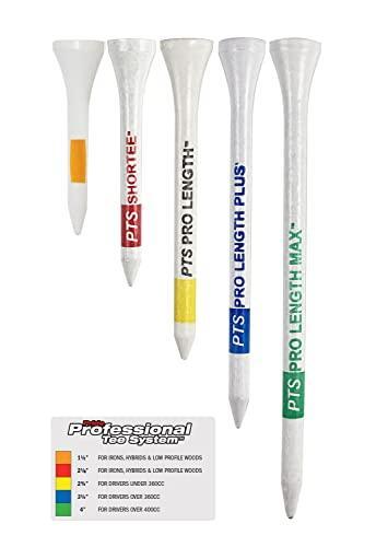 Pride Professional Tee System, 3-1/4 inch ProLength Plus Tee, 75 count, White
