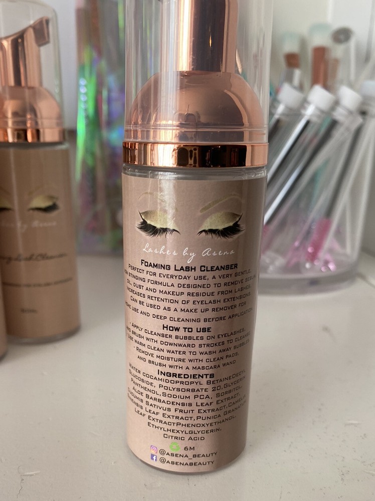 Eyelash Extension Cleanser 50ml - Lashes By Asena