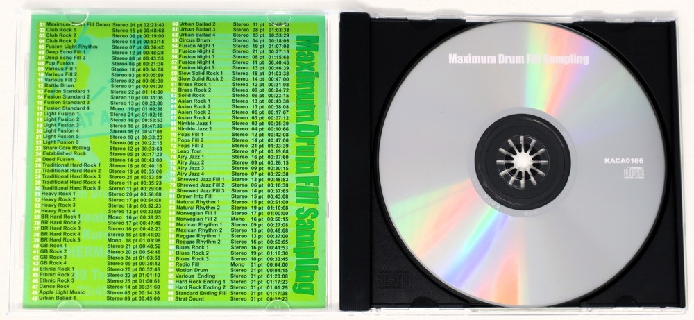 Kaeru Cafe White Loop 6 Max Drum Fill Sample Library/Sound Library/Sampling CD