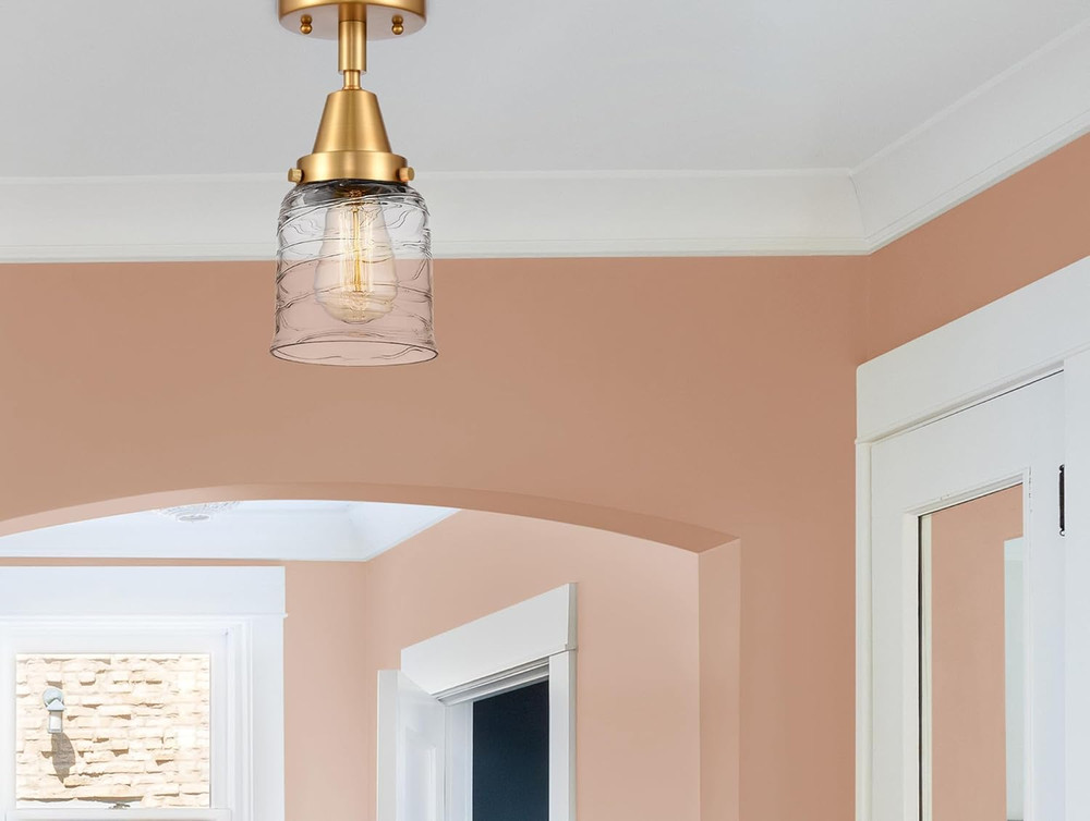 Franklin Restoration One Light Flush Mount Ceiling Fixture - Elegant Design