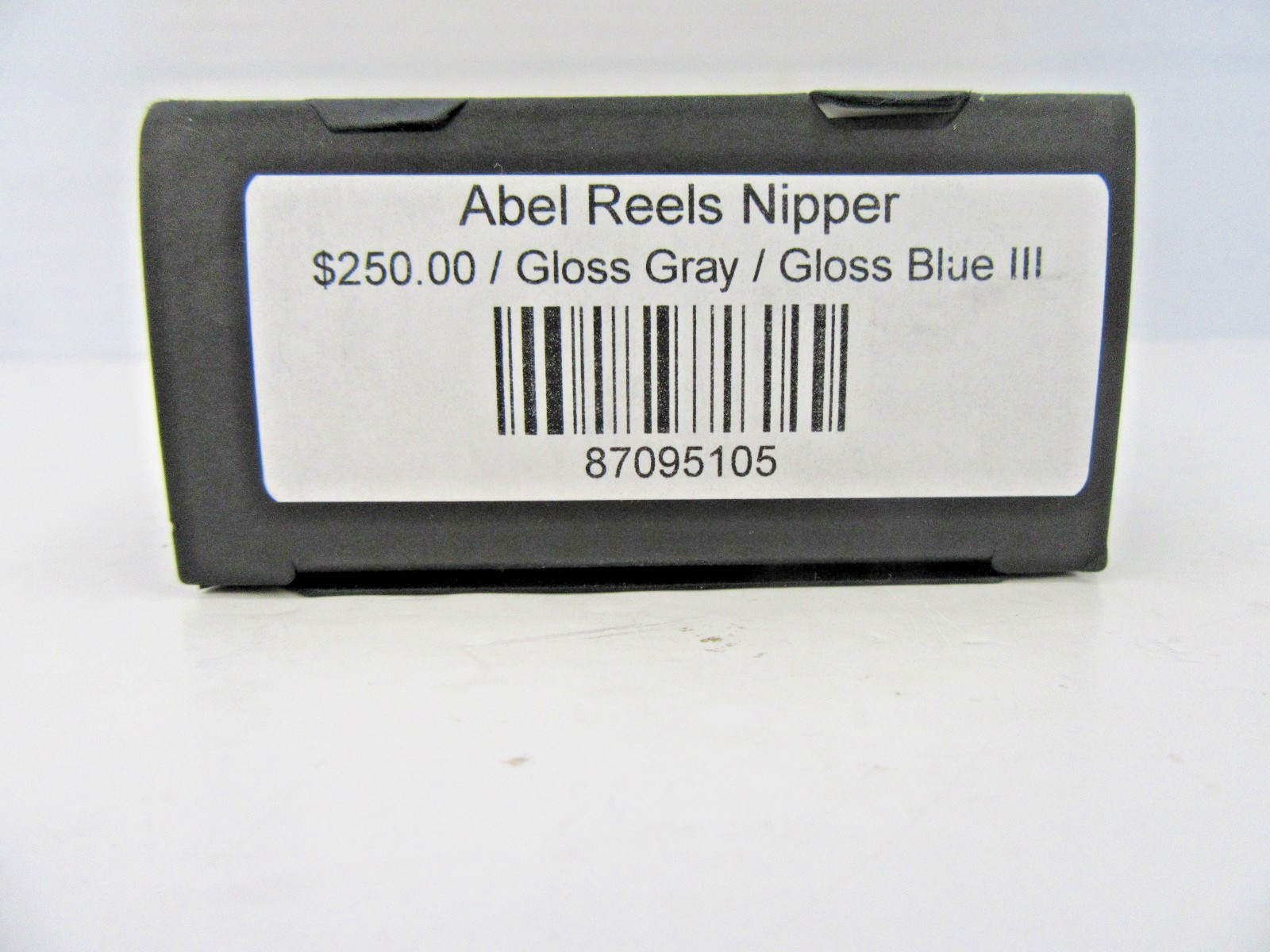 NEW Abel Reels Nippers Gray - Blue Insert w/ Lanyard in Box B3