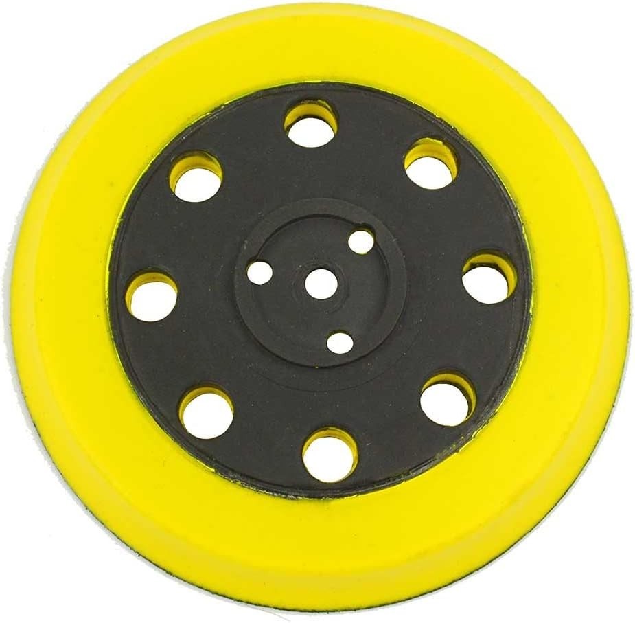 High-Performance 5-Inch Hook & Loop Sander Pad - Medium Grit 180, 8-Hole Design