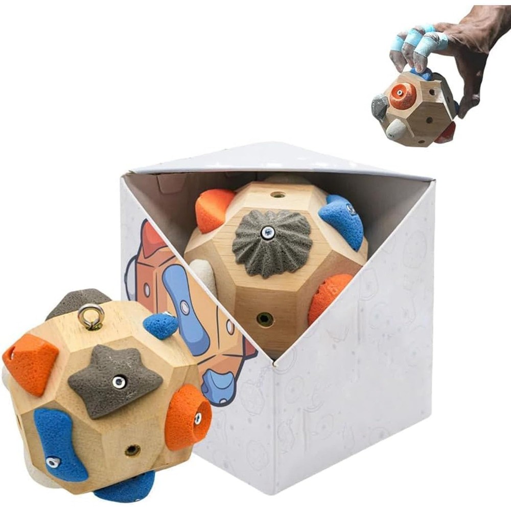 Handcrafted Boulder Block - Build Strength and Small to Medium, Multicolor