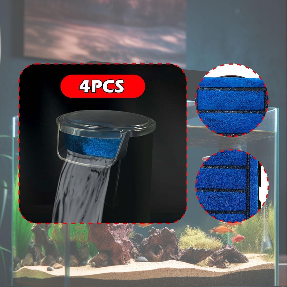 4x Turtle Tank Filter Cartridges Easy Installation High Performance Replace