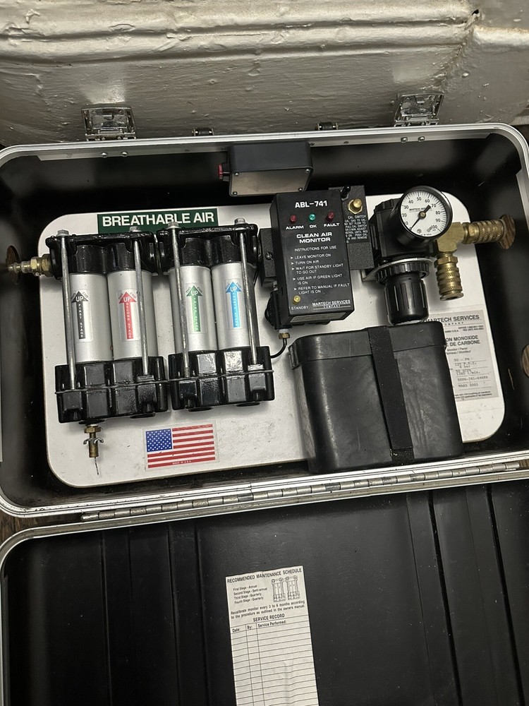 Martech Air Breathing Filter System Qabs Model ABL-741 Portable Air Filter