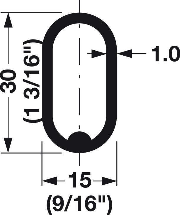 4 Pack Premium Oval Wardrobe Closet Rod Chrome with Closet Rod Brackets