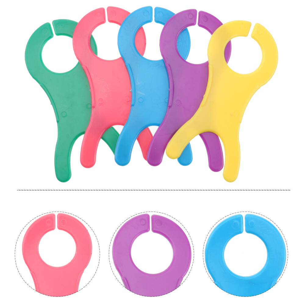 30PCS Knitting Yarn Bobbin Thread Winding Plate Sewing Thread Manual Holder