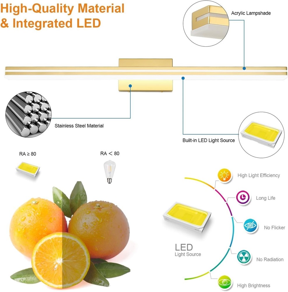 SineRise LED Modern Bathroom Vanity