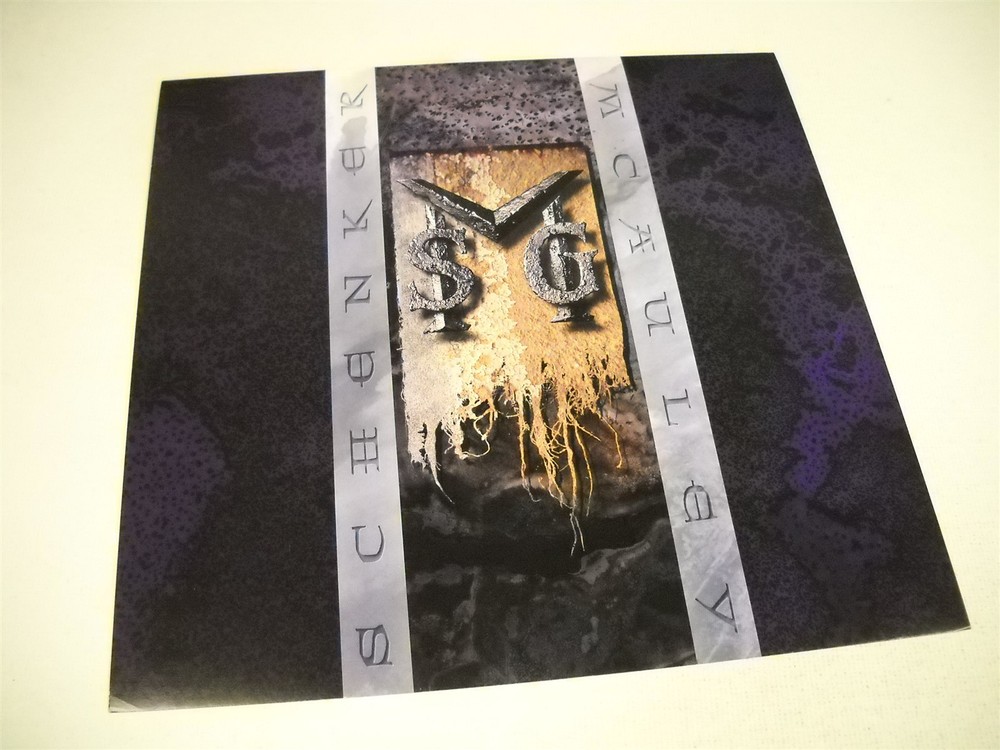 MCAULEY SCHENKER - MSG original 2-sided PROMO ONLY Display Decorator Flat