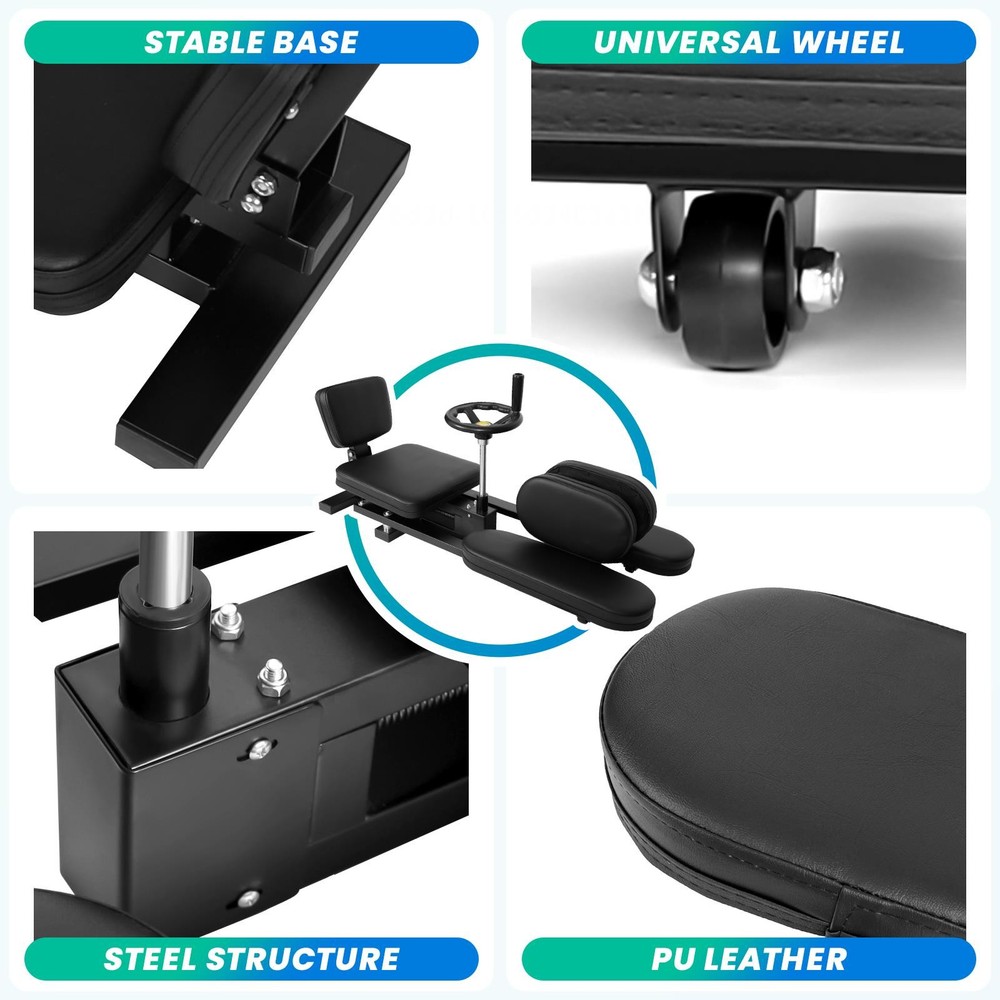 440LBS Split Machine for Flexibility, 240 Degree Split Stretcher for Kids&Adults