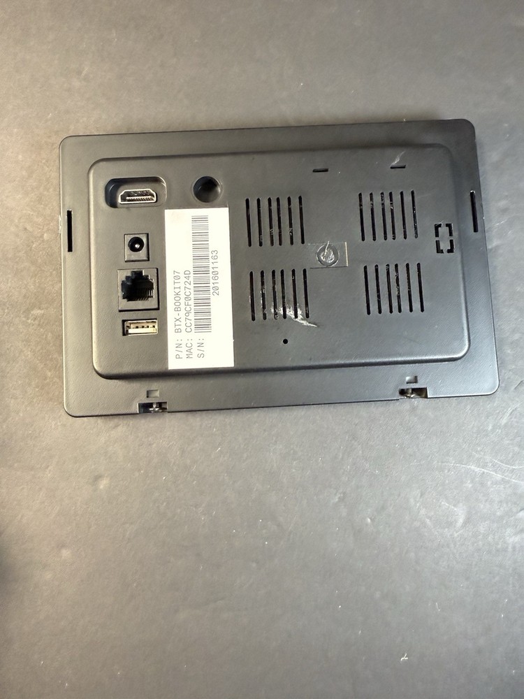 BookIT 7" PoE Touch Panel Room Scheduling Display BTX-BOOKIT07