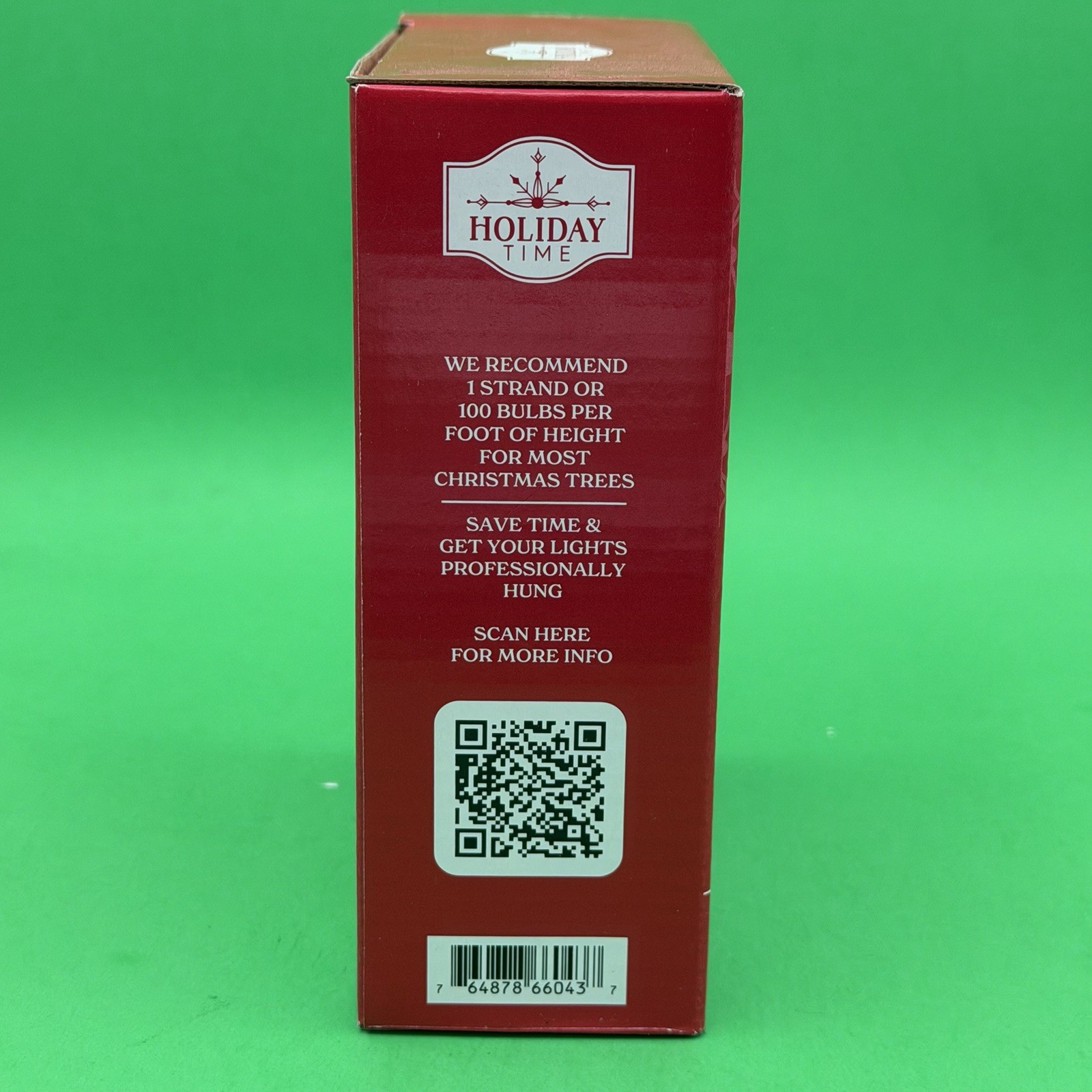 Holiday Time 100 Mini Clear Lights Incandescent Indoor/Outdoor 19.5ft Ships Free