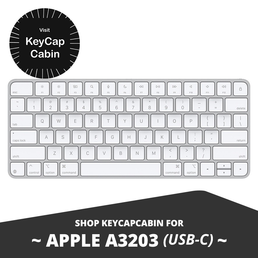 Replacement Keys For Apple A3203 Wireless Keyboard Individual Key & Hinge Spring