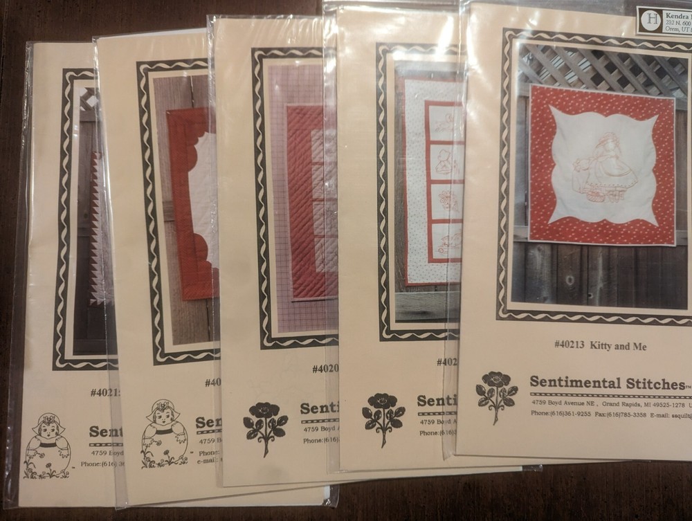 embroidery patterns redwork quilts by sentimental stitches