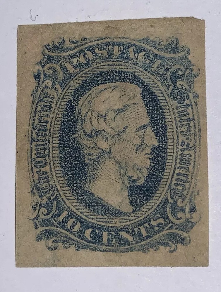 Travelstamps: US Stamps CONFEDERATE CSA SCOTT #11 MINT OG HINGED