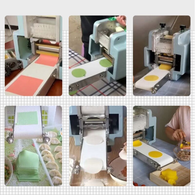 Small Dumpling Skin Machine Commercial Full-automatic Wonton Skin Rolling 1PC