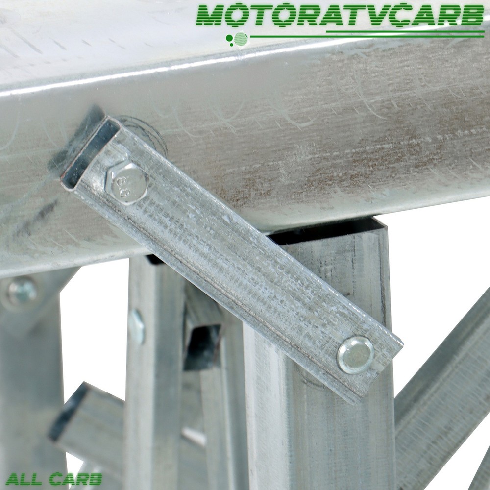 ALL-CARB Scaffolding, Adjustable Work Platform Scaffold Tower Ladder Stool 1.8M