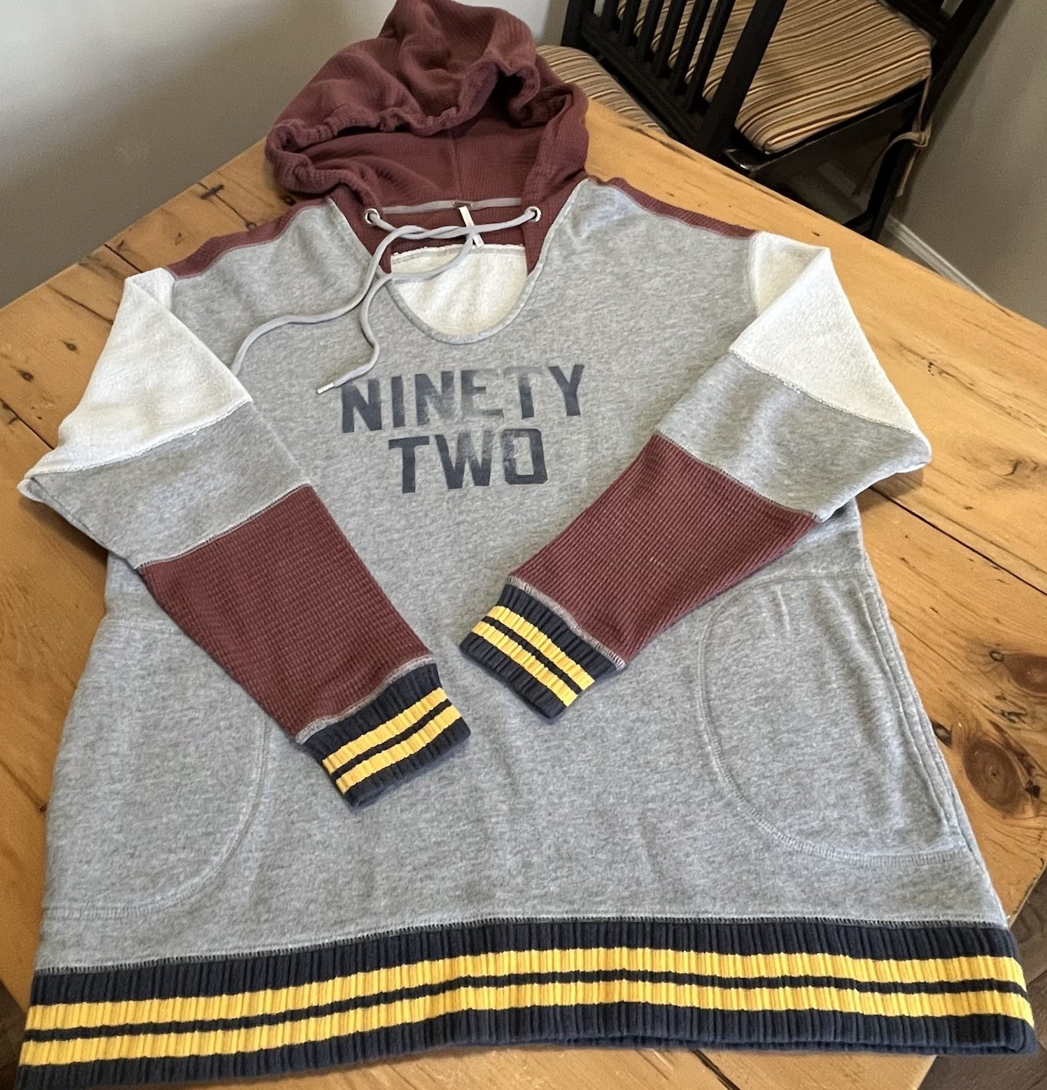 FREE PEOPLE Naomi Hoodie *Small* Ninety Two Retro Oversized Sweatshirt