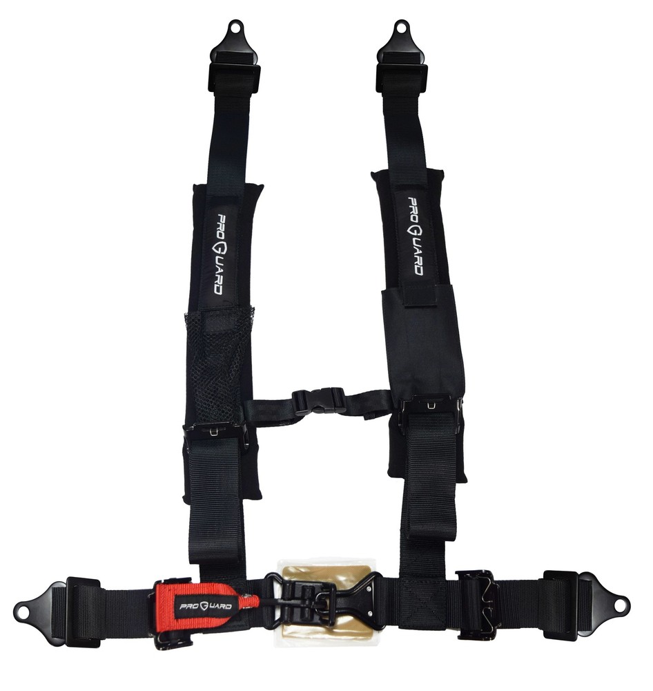 PROGUARD Black 4 Point Harness with 2" Nylon Straps - Universal Off-Road