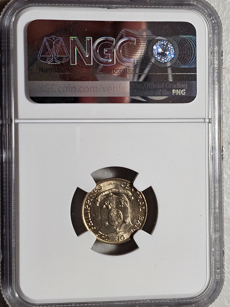 Philippines 10 Centavos 1963 NGC MS 65