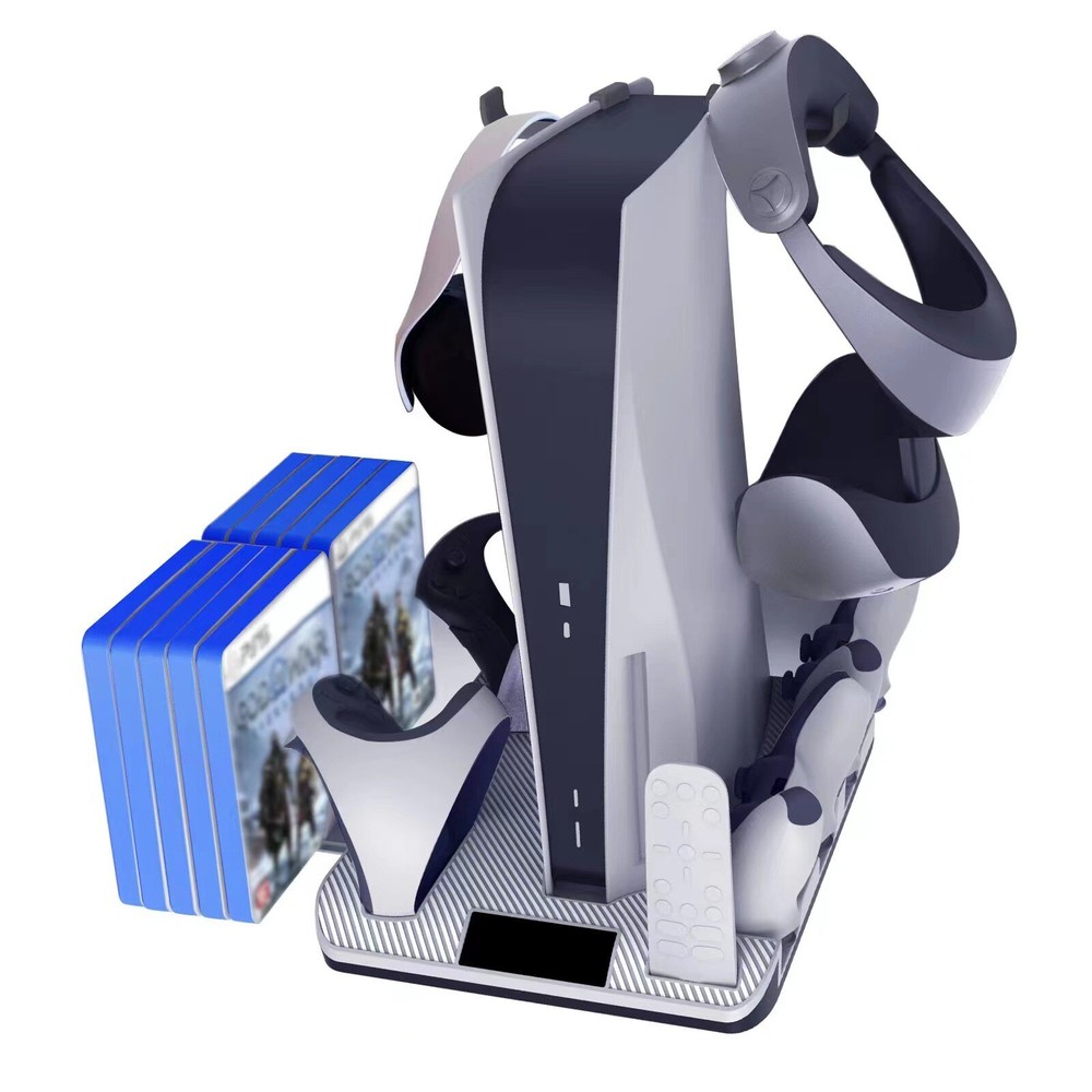 Controllers Console Charging Dock Station Headset Disk Stand Base PS5 PS VR2