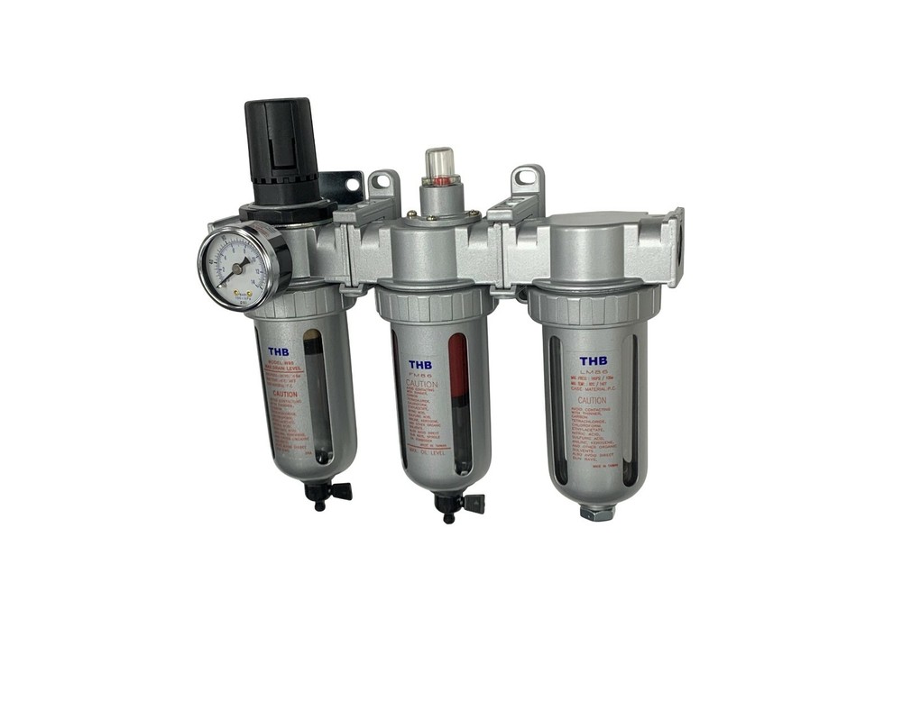 1/2" COMPRESSED AIR FILTER REGULATOR / DESICCANT DRYER / COALESCING FILTER